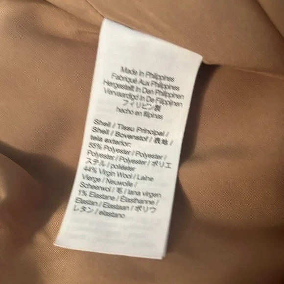 🌷 J.Crew Italian Nova Fides Wool Lined Straight Leg Pant Tan/Beige - Picture 12 of 15